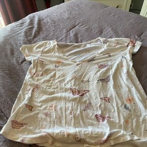 Lucky Brand Butterfly T shirt